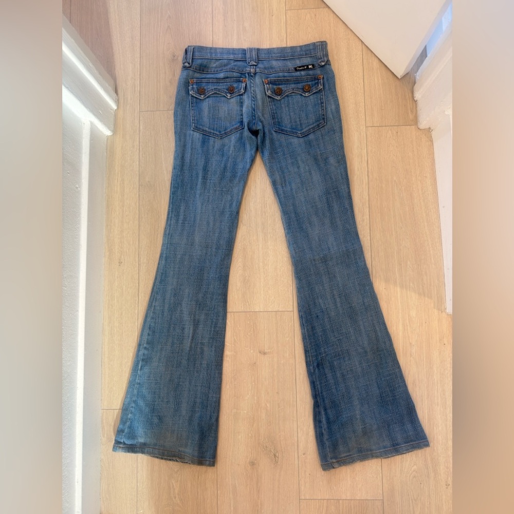 💗 Frankie B. 💗 Blue Flare Jeans Denim Pants Size 4